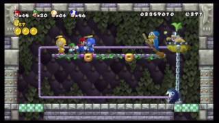 New Super Mario Bros Wii  World 5Castle [upl. by Torie]