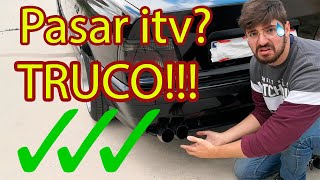 TRUCO ITV✔️ Como LIMPIAR el tubo de escape del coche FACIL y RAPIDO Bruuum [upl. by Nnagem]