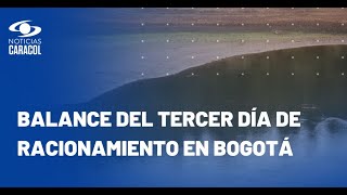 Alcalde Galán dijo que consumo de agua en tercer día de racionamiento en Bogotá quotsubió levementequot [upl. by Ailime]