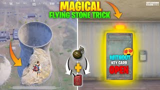 Top 7 Brand New Glitch And Tricks In Erangel Map  Magical Flying Stone Trick  28 Update BgmiPubg [upl. by Virginie]