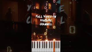 Dark Darker Yet Darker Piano Cover Halloween Tracks piano cover halloween undertale [upl. by Aiello]