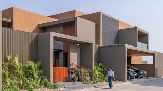 Cubic Atrium Villa Design By Ghoricha Associates  Architecture amp Interior Shoots  housetour [upl. by Rabbaj782]