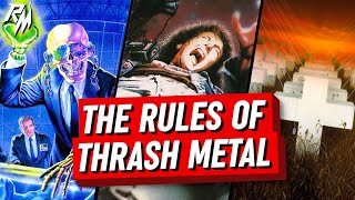 THE RULES OF THRASH METAL  100 Rules To Live By [upl. by Fari892]