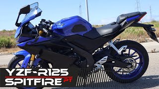 ★🔥🔴 Yamaha YZFR125 ★ Review amp TestRide ★🔥🔴  ENGLISH 💯✅ [upl. by Chicky]