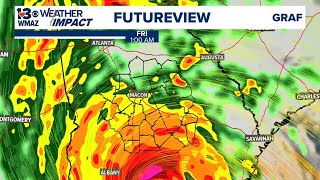 LIVE Whats the path of Tropical Storm Helene Projected path radar spaghetti models more [upl. by Rebmetpes]