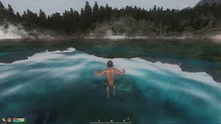 Oblivion 2022 Testing Oblivion Reloaded Water 65 Custom With Drifting Mist Mod [upl. by Llydnek]