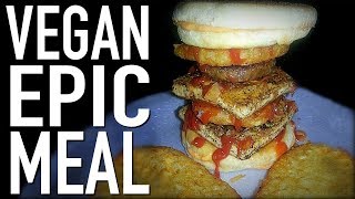 SCREW Salad Vegan Epic Meal Time [upl. by Xenia]