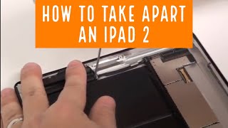 iPad 2 Disassembly Teardown Take Apart [upl. by Tewell]