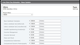 Payer Fee Schedule [upl. by Ysnil]