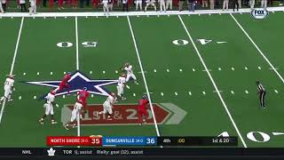 Greatest High School Football Finish North Shore wins 2018 6A Texas High School State Championship [upl. by Inalawi]