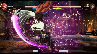 GGST  Baiken Kabari RC Youzansen Overhead Crossup [upl. by Julis496]