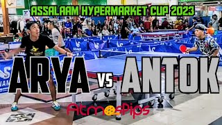 ARYA Bolam vs ANTOK Gotro 🏓🏓 16 Besar Assalaam Hypermarket Cup 2023 [upl. by Ees507]