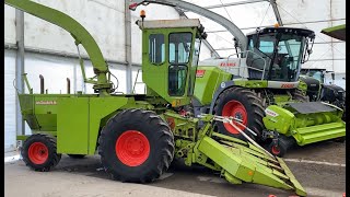 Rickerby Carlisle Spring Show 2023 Claas tractor SP forager 20th50th Anniversaries [upl. by Suvart]