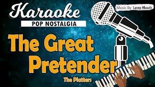 karaoke THE GREAT PRETENDER  The Platters [upl. by Bright]