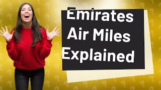 Are Emirates air miles worth it [upl. by Powel591]