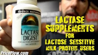 Lactase Supplements for Lactose Intolerant Whey Protein Users [upl. by Eednak]