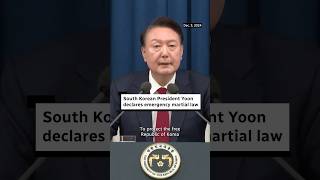 South Korean President Yoon declares emergency martial law [upl. by Nylad625]