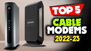 TOP 5 Best Cable Modems 2023 [upl. by Also]