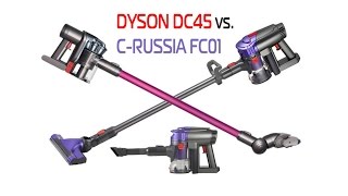 Сравнение беспроводных пылесосов DYSON DC62 и CRUSSIA FC01 [upl. by Poppo]