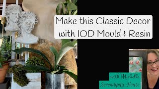 DIY Vintage Bust Statuette with IOD Mold [upl. by Lamphere]