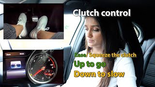 Clutch control  Tips on how to control the clutch  How to keep the car slow  Driving Lesson [upl. by Autry]