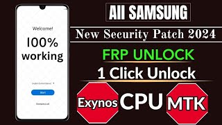 Samsung FRP BypassUnlock All Android 14131211 BY New Tool ONE Click Remove Latest Security Patch [upl. by Sadonia]