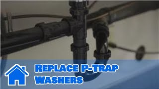 Plumbing Advice  How to Replace PTrap Washers [upl. by Hait]