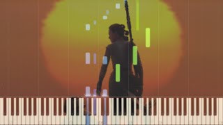 Star Wars The Force Awakens  TV Spot Music  Piano Synthesia [upl. by Yenhoj]