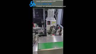 Multicore wire crimping and housing connector insertion machine  Yuanhan [upl. by Frayda]