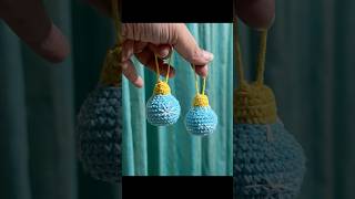 Christmas ornaments series  Part 1 christmasornaments crochet [upl. by Aidas865]