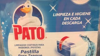 Pato pastillas para tanque pato limpiador de inodoro  VitaHogar 💚 [upl. by Gualtiero]