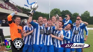 CUP FINAL HIGHLIGHTS  Tranent Juniors 02 Penicuik Athletic 201718 [upl. by Soble]