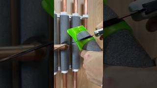 How to lag copper pipes like a pro asmr asmrsounds diy howto subscribe youtubeshorts tools [upl. by Parke]