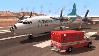 Airplane Crashes 7  BeamNGdrive [upl. by Corkhill100]