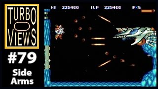 quotSide Armsquot  Turbo Views 79 TurboGrafx16  Duo game REVIEW [upl. by Ydnolem]