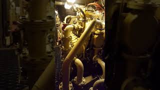 HMS Argyll Type 23 Frigate starting the Paxman Valenta Generator engines my film March 2017 RT [upl. by Riccio]