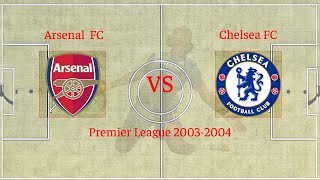 GOAL  Chelsea FC vs Arsenal FC  Premier League 20032004 [upl. by Selry41]