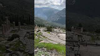 Greece Amazing Delphi ruins of Temple of Apollo Oracle delphi greece [upl. by Ytte]