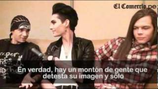 Entrevista a Tokio Hotel en Lima Perú por EL COMERCIO [upl. by Aivekal]