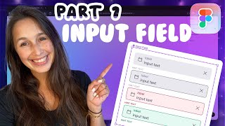 Figma Component  Input Field Variables Variants amp Component Properties   Design System Part 7 [upl. by Ayom284]