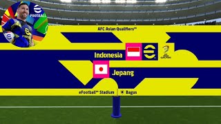 Efootball 2025 Gameplay  Indonesia VS Jepang [upl. by Sina]