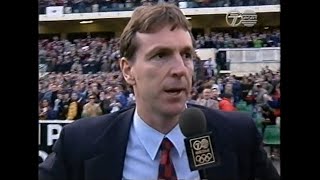 Neale Daniher  Post Match Interview  Melbourne  1998 Round 22 v Richmond  MCG  AFL [upl. by Aniroz]