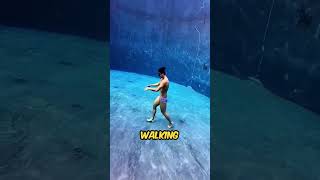 Boy Dives Into The Deepest Pool Challenge shortsvideo [upl. by Neelhtac]