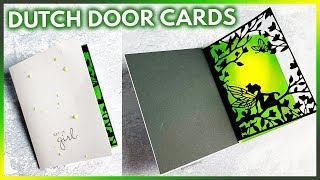 DIY Dutch Door Tutorial For Paper Crafts [upl. by Ivek]