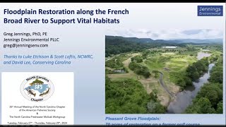 Floodplain Restoration along the French Broad River to Support Vital Habitats [upl. by Dadelos]