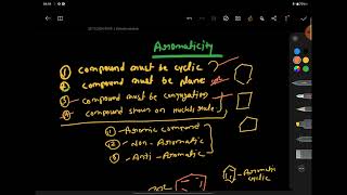 aromaticity anti aromatic and aromatic compound besic chemistry chemistry [upl. by Ardnael]