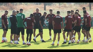 Control y tiro consignas en la previa del amistoso ante el Rayo Vallecano [upl. by Baalbeer183]