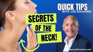 QUICK TIP  Secrets of the neck  JOE NAVARRO [upl. by Asnerek]