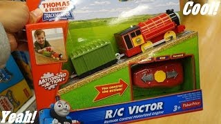 Checking Out RC VICTOR  Trackmaster Motorized Railway [upl. by Idorb]