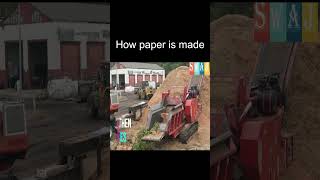 How Paper Is Made  paper factory factory swaj papercraft paper paperart papercrafts [upl. by Nera]